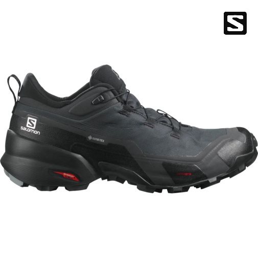 Salomon Cross Hike GTX Men's Hiking Shoes Black | 417-FCZOAE