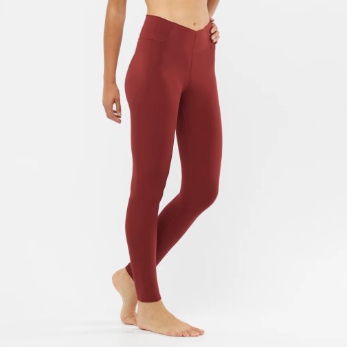 Salomon Cross Multi 28'' Women's Running Tights Red | 761-WYFXTL