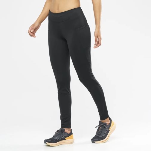 Salomon Cross Run 28'' Women's Running Tights Black | 316-CUZOVW