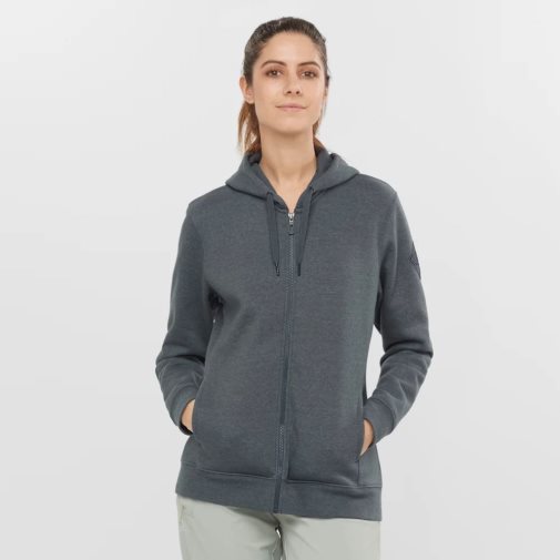 Salomon Essential Warm Women's Jackets Black | 621-DGWMUX