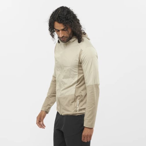 Salomon Outline All Season Hybrid Men's Jackets Beige | 061-NHARYO