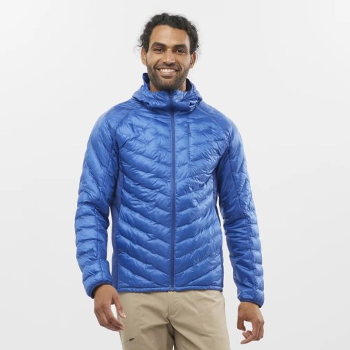 Salomon Outline Primaloft Men's Insulated Jackets Blue | 126-REWXDB