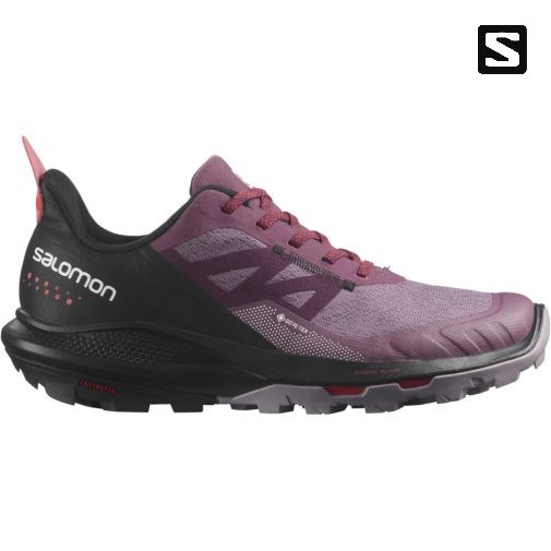 Salomon Outpulse GTX Women's Hiking Shoes Fuchsia / Black | 052-TMOJDB