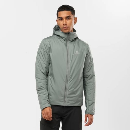 Salomon Outrack Men's Insulated Jackets Grey | 981-FGRLJP