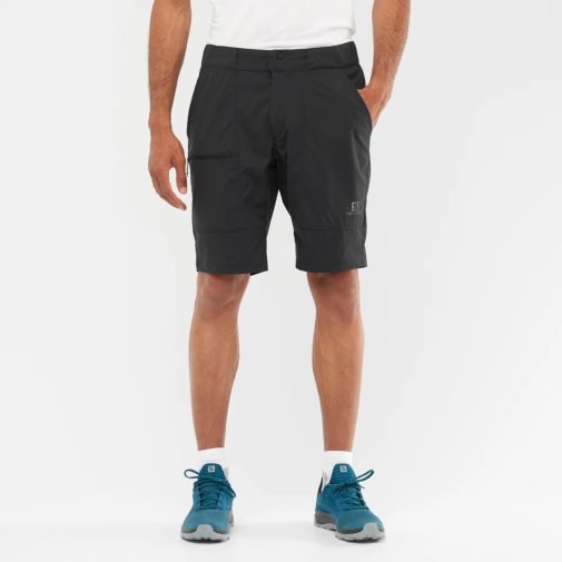 Salomon Outrack Men's Shorts Black | 681-SAQOBJ