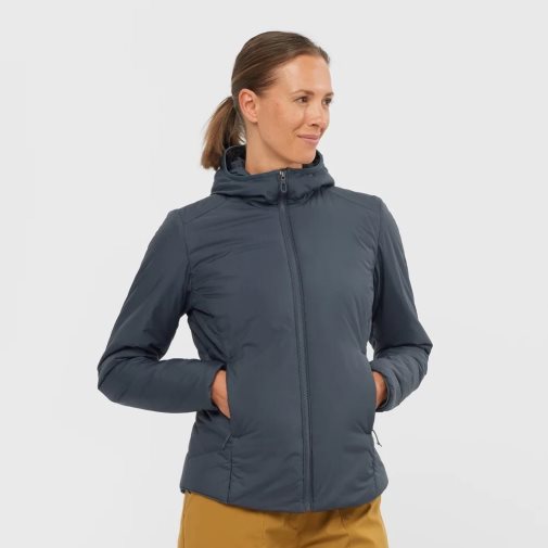 Salomon Outrack Women's Insulated Jackets Black | 467-QAJXLS