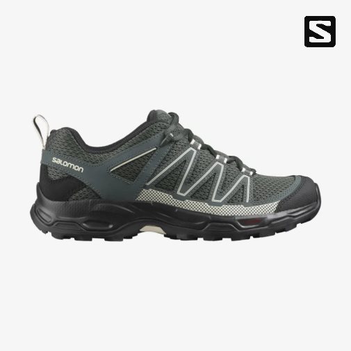 Salomon Pathfinder Women's Hiking Shoes Olive | 492-WKJDRE