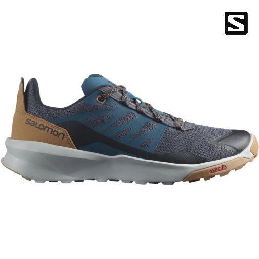 Salomon Patrol Men's Hiking Shoes Black / Navy | 684-KQABXS