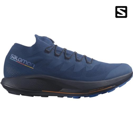 Salomon Pulsar Pro Men's Trail Running Shoes Navy | 658-TEDLXN