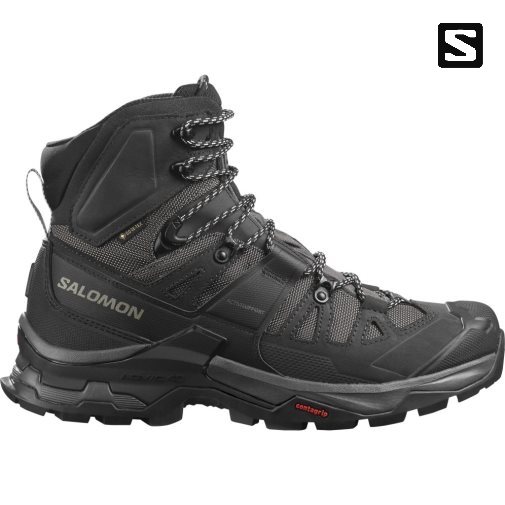 Salomon Quest 4 GTX Men's Hiking Boots Black | 716-DBSMRQ