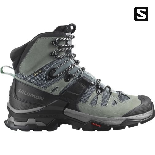 Salomon Quest 4 GTX Women's Hiking Boots Olive / Black | 508-DYRHUC