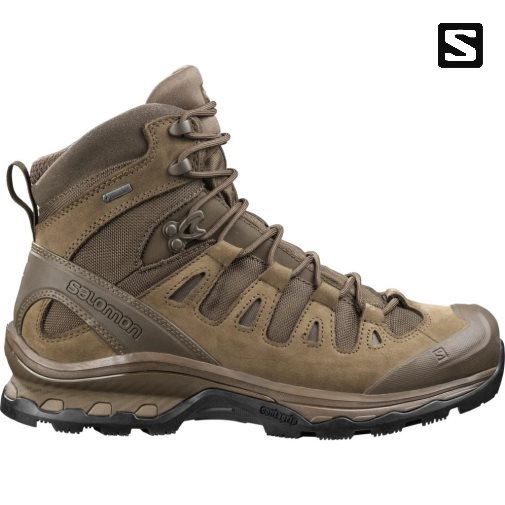 Salomon Quest 4d GTX Forces 2 EN Men's Tactical Boots Brown | 408-SOEULD