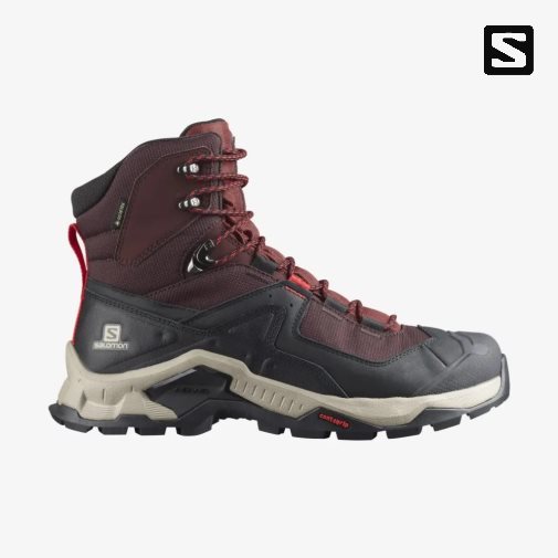 Salomon Quest Element GTX Men's Hiking Boots Burgundy / Black | 015-GDXVTP