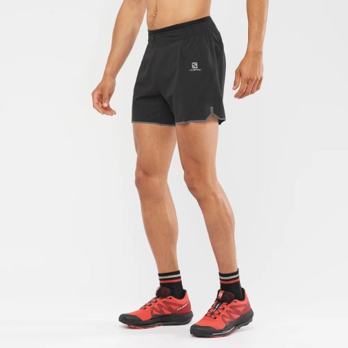 Salomon Sense Aero 5'' Men's Shorts Black | 378-GPHQNO