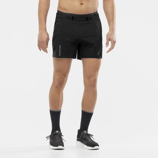 Salomon Sense Aero 5'' Men's Shorts Black | 859-KRQEBN