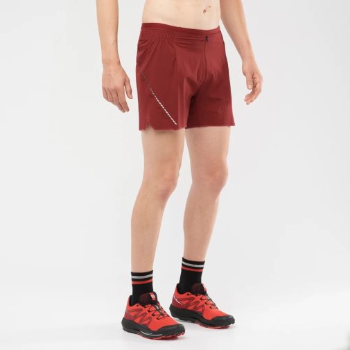 Salomon Sense Aero 5'' Men's Shorts Red | 603-GFYUPM