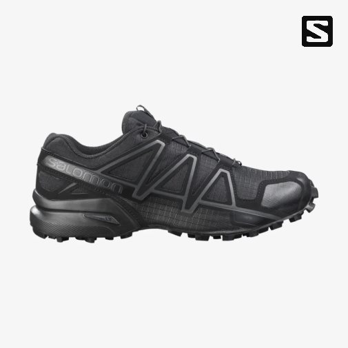 Salomon Speedcross 4 Wide Forces Men's Tactical Boots Black | 284-FPJMBV