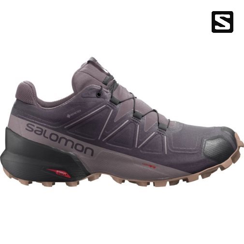 Salomon Speedcross 5 GTX Women's Trail Running Shoes Brown | 214-MUGXVH