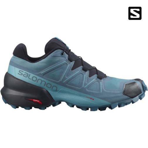 Salomon Speedcross 5 Women's Trail Running Shoes Blue | 039-ZMSRBG