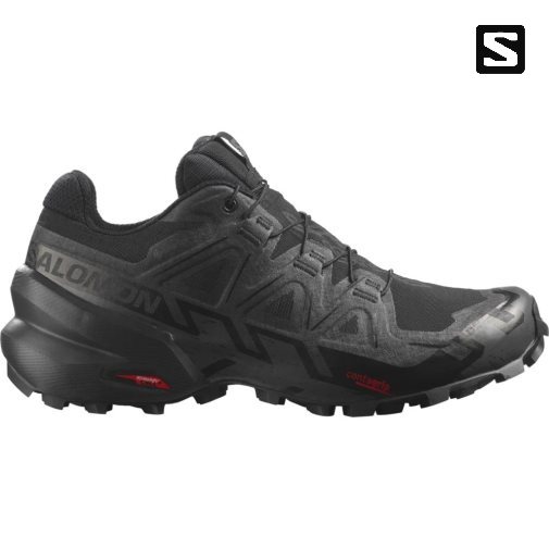 Salomon Speedcross 6 GTX Women's Trail Running Shoes Black | 743-KMOSJX