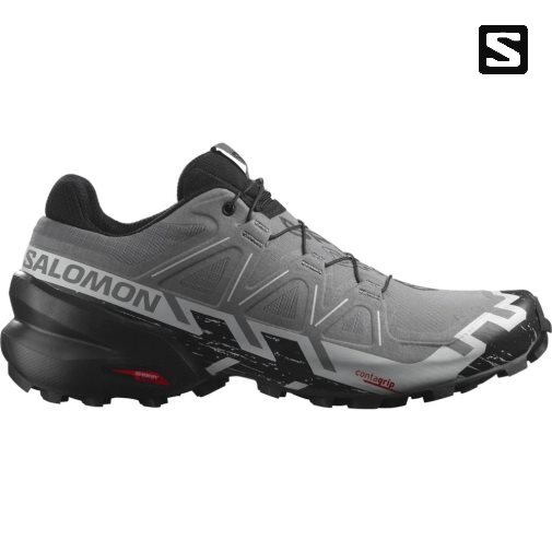 Salomon Speedcross 6 Men's Trail Running Shoes Grey | 608-EWMSTQ