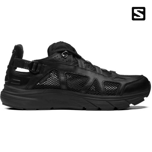 Salomon Techsonic Leather Advanced Women's Sneakers Black | 176-TVFEXL