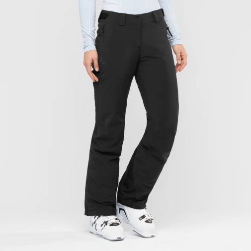 Salomon The Brilliant Women's Ski Pants Black | 724-TRUDLG