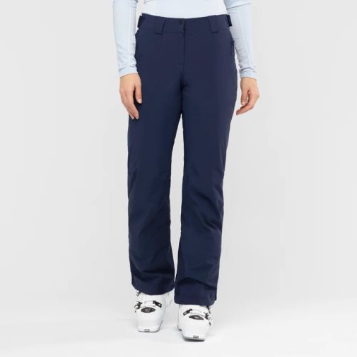 Salomon The Brilliant Women's Ski Pants Navy | 926-JTXUGD