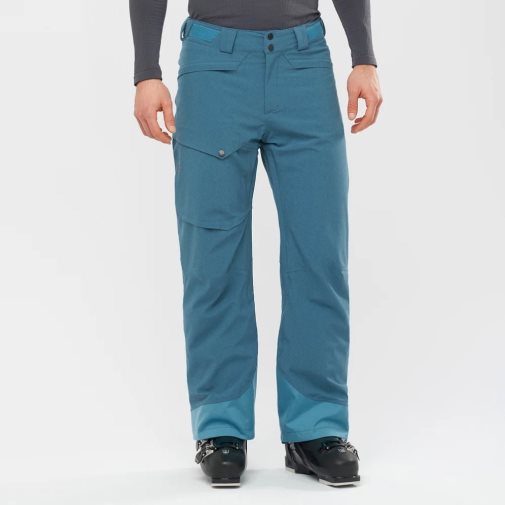 Salomon Untracked Men's Ski Pants Blue | 413-BXHQCY