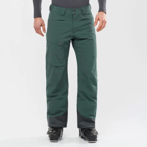 Salomon Untracked Men's Ski Pants Green | 475-ALIJDS