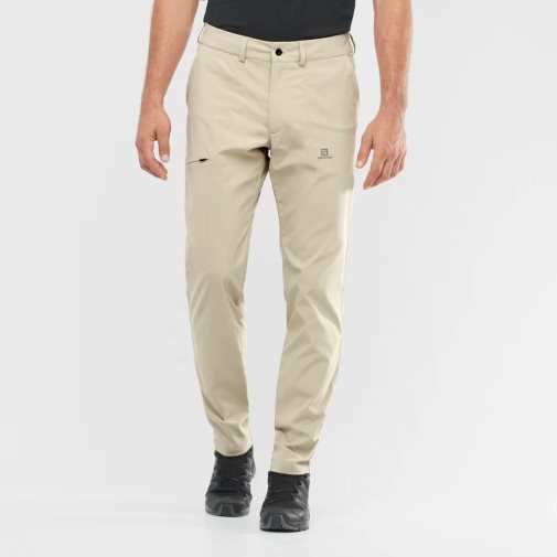 Salomon Wayfarer City Men's Sport Pants Beige | 592-UWVSZY