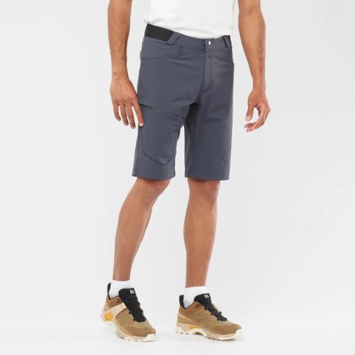 Salomon Wayfarer Men's Shorts Navy | 638-AVGXLO