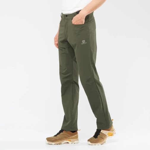 Salomon Wayfarer Men's Sport Pants Olive | 569-HMDQCI