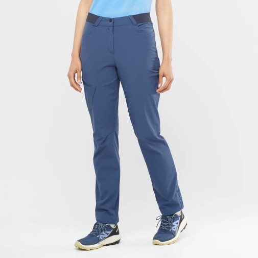 Salomon Wayfarer Women's Sport Pants Navy | 895-GAHTNO