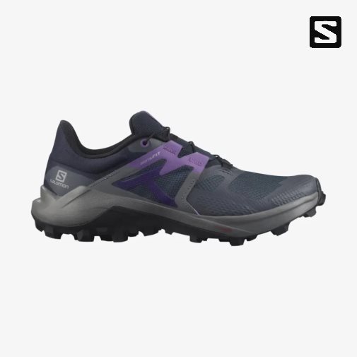 Salomon Wildcross 2 Women's Trail Running Shoes Navy | 843-BTQZES