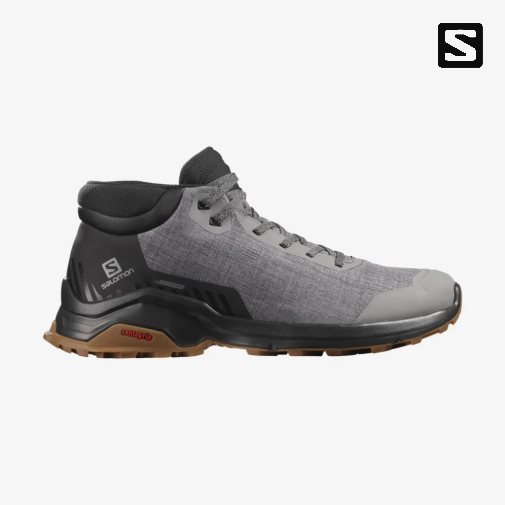 Salomon X Reveal Chukka CSWP Men's Winter Boots Grey / Black | 576-AHCSLO