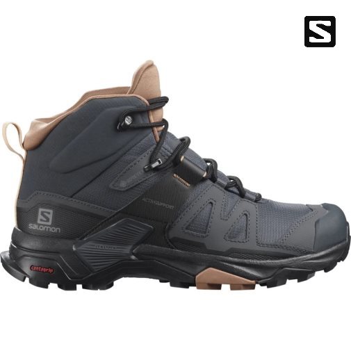 Salomon X Ultra 4 Mid GTX Women's Hiking Boots Black | 913-AZRVHX