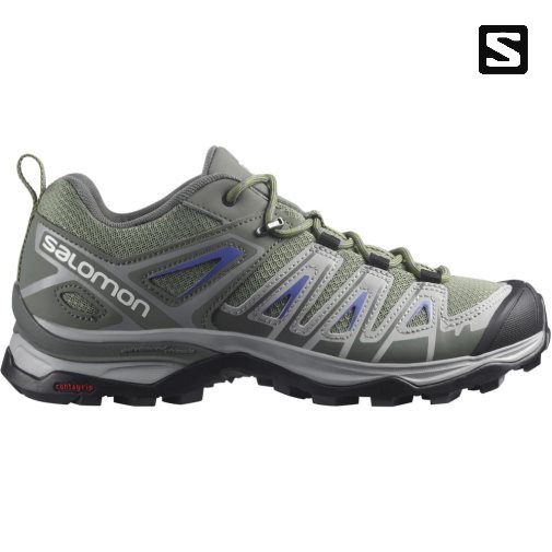 Salomon X Ultra Pioneer Women's Hiking Shoes Olive | 742-QEAHNU