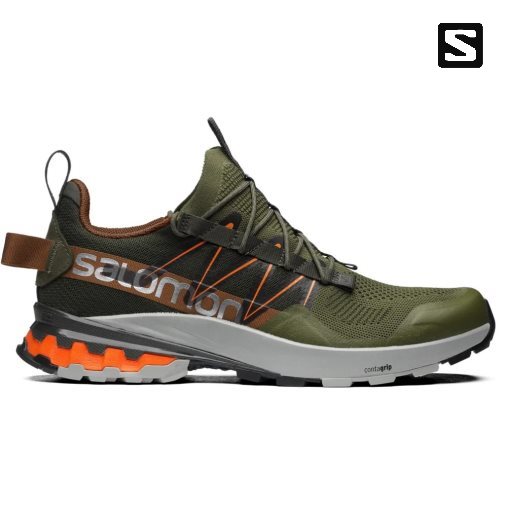 Salomon Xa Cover Men's Sneakers Olive | 158-HDVWYC