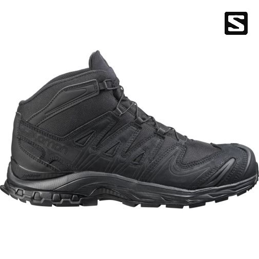 Salomon Xa Forces Mid EN Men's Tactical Boots Black | 013-GICNYO