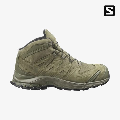 Salomon Xa Forces Mid EN Men's Tactical Boots Olive | 274-XCWYLF