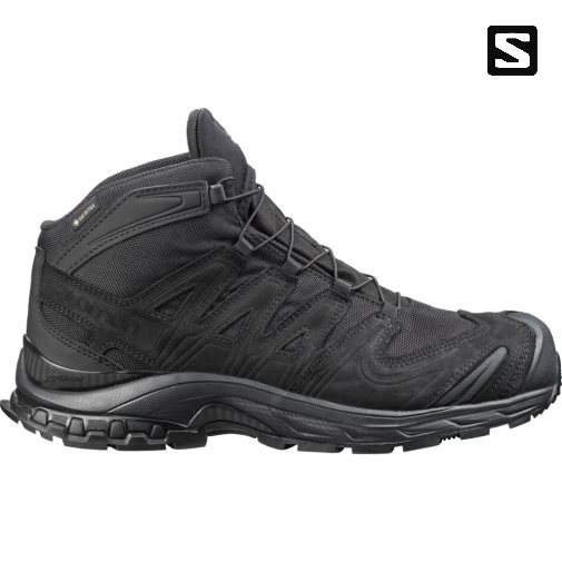 Salomon Xa Forces Mid GTX EN Men's Tactical Boots Black | 760-SENFJI