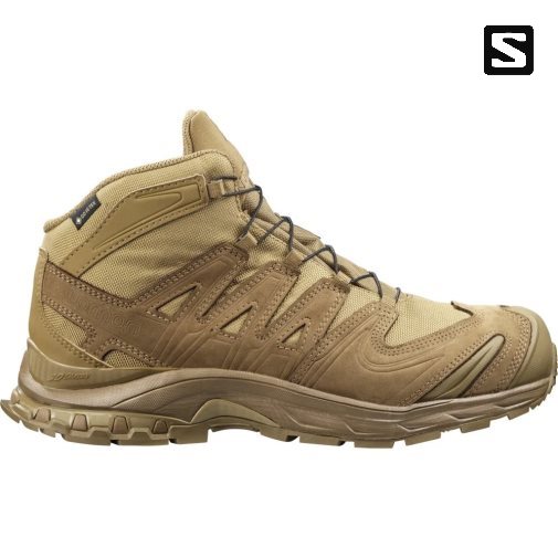 Salomon Xa Forces Mid GTX Women's Tactical Boots Brown | 364-VWFXLT