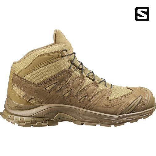 Salomon Xa Forces Mid Men's Tactical Boots Brown | 042-SCQPLE