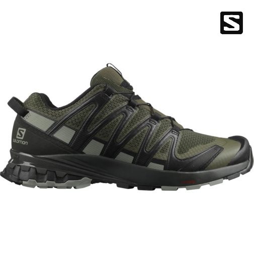 Salomon Xa Pro 3d V8 Men's Trail Running Shoes Olive / Black | 741-HFEARP