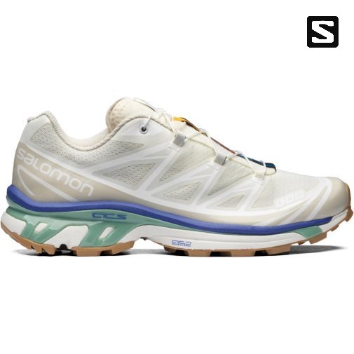 Salomon Xt-6 Men's Sneakers Cream | 924-XHNWKP