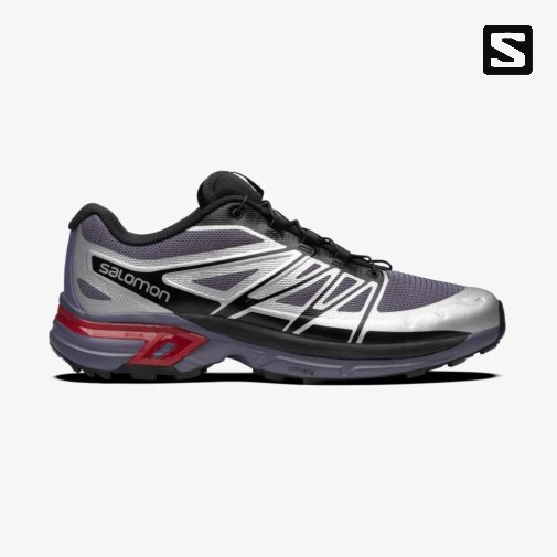 Salomon Xt-wings 2 Men's Sneakers Lavender / Silver | 932-KPZTNM